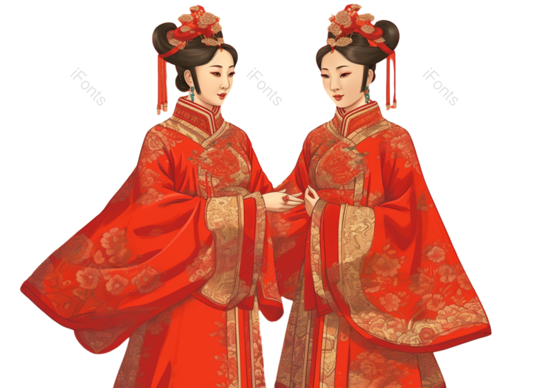 复古图片,中国风元素,元素PNG,婚礼免抠素材
